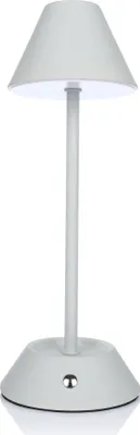 Produktbild von Nordstern LED Akku Tischlampe mit Touchfunktion - Wiederaufladbare Tischleuchte mit USB-C Kabel - Warmweiß Dimmbar 3000K-6000K - 28,5 cm Hellgrau