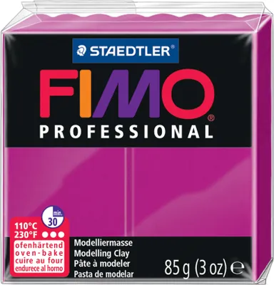 Produktbild von FIMO PROFESSIONAL Modelliermasse echtmagenta 85 g