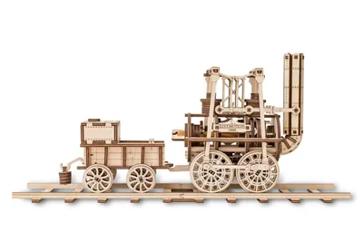 Produktbild von 3D-Puzzle „Lemn Locomotion Eco“ – Holzkunst