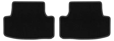 Image de Tapis arrière en moquette pour Seat Ateca 2016- (crossover) – 2 pièces, noirs, sur mesure – Wielganizator LUX