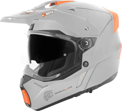 Image de FC-Moto Merkur Pro Straight Enduro casque, gris mat, S