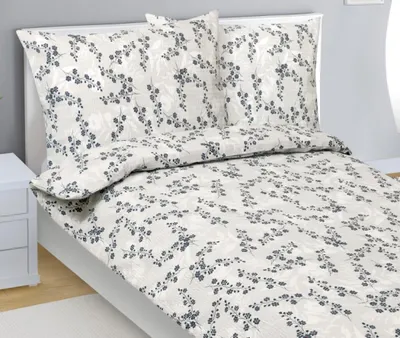 Produktbild von Leinen Krepp - Beige,Grau,Rot - 140x200, 70x90