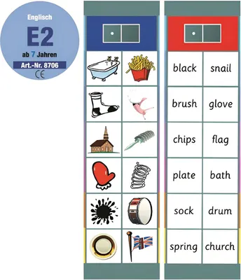 Produktbild von 68706 - Set E 2: Englisch - Flocards, Figurenspiel, für 1 Spieler, ab 7 Jahren