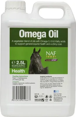 Zdjęcie produktu dla Naf Equine Huile Omega 2,5l olej przezroczysty przezroczysty jeden rozmiar