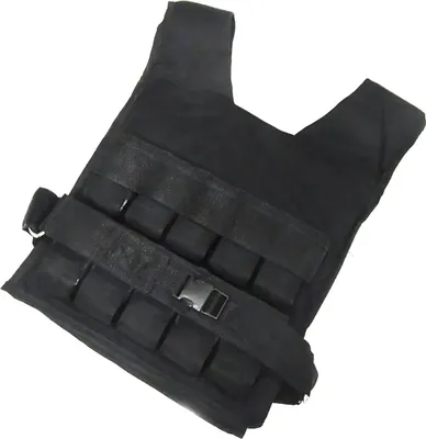 Produktbild von Toorx Fitness Gewichtsweste - Schwarz - Verstellbar - 10 kg