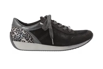 Zdjęcie produktu dla ARA damskie sznurowane buty sportowe czarne rozmiar 4½