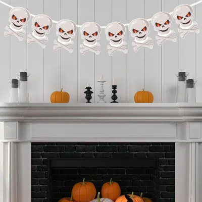 Produktbild von Halloween Wimpelkette, Deko DIY Banner, Party Girlande, Hängedeko, Halloween-Partydeko