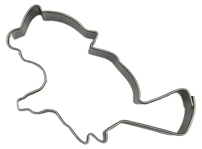 Produktbild von Keksa. Hexe+Besenstiel Edelstahl 80 x 45 mm