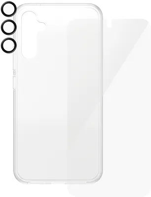 Produktbild von PanzerGlass SAFE. by ® 3-in-1 Schutz Set Samsung Galaxy A35 5G, Samsung, Samsung - Galaxy A35 5G, Trockene Anwendung, Kratzresistent, Schockresistent, Transparent, 1 Stück(e)