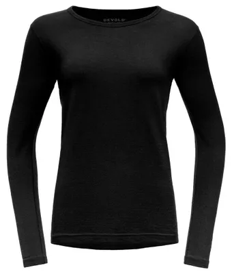 Produktbild von Devold Breeze Plus Merino 200 Shirt Wmn Black Black M