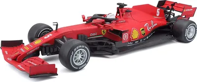 Productafbeelding van Bauer Spielwaren 18-16808V Ferrari SF1000 (2020), modelauto in de schaal 1:18, rood, nummer 5, Vettel