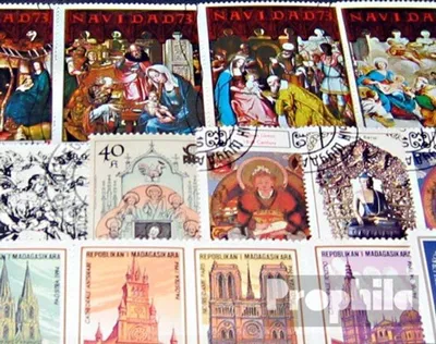 Produktbild von Briefmarken Motive 50 verschiedene Religion Marken