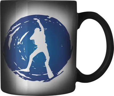 Produktbild von Trendation - Taucher Farbwechsel Zauber-Tasse Geschenk Grafik für Tauchlehrer Geschenkidee Lustig Tauchen Tauchsport (Schwarz)