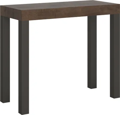 Zdjęcie produktu dla Rozkładany stół konsolowy 90x40/300 cm Everyday Orzech Antracyt rama