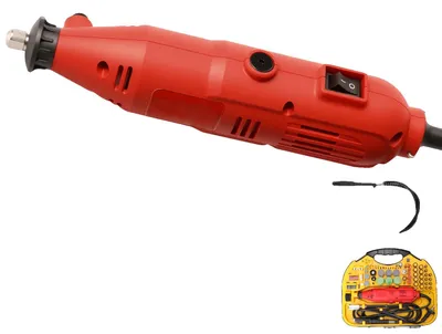 Zdjęcie produktu dla Miniaturowa wiertarko-szlifierka, 6 regulowanych prędkości, 211 akcesoriów, 260W