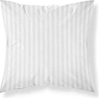Produktbild von Kissenbezug, Schlafkissenbezug, Damast, 100% Baumwolle, Streifen 40x40 Weiß