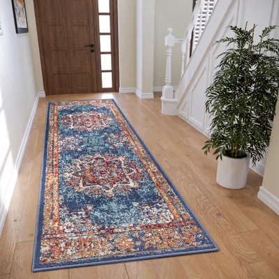 Obrázok produktu pre 80x240 cm Kusový koberec Luxor 105637 Maderno Blue Multicolor