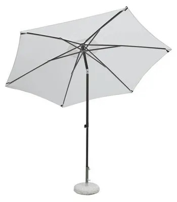 Image de Parasol de jardin avec mât pliable Ergo - Noir