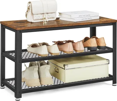 Produktbild von VASAGLE Schuhbank, Sitzbank, 73 x 45 x 30 cm, braun