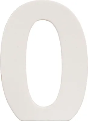 Image de Clayre & Eef n° 0 en MDF naturel, 8 x 5 cm
