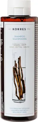 Produktbild von KORRES LICORICE & URTICA reinigendes Shampoo für fettiges & öliges Haar, 250 ml