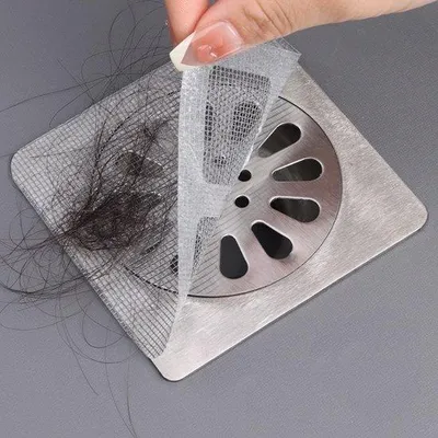 Immagine prodotto di 20 filtri per capelli da doccia - Filtri a maglia fine per scarichi di bagno e cucina