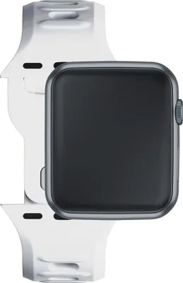 Produktbild von 3MK 5903108565851, Uhrenarmband, Apple, Watch serie 1/2/3/4/5/6/7/8/9/SE/Ultra, Silikon, Edelstahl, Weiß, 42/44/45/49 mm