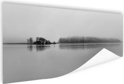 Produktbild von MuchoWow® Poster Mehr Schwarz-Weiß-Foto 80x40 cm - Wanddeko