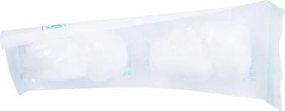Produktbild von B. BRAUN Askina Schlinggazetupfer pflaumengroß steril, 4 St. Tupfer
