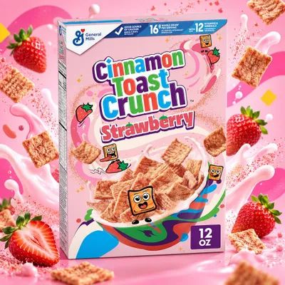 Obrázek produktu pro Toast Crunch, příchuť jahoda (12 kusů po 340 g)