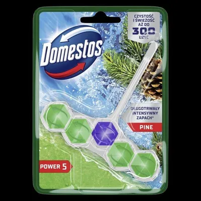 Obrázok produktu pre Domestos Power 5 Pine toaletný blok, 50 g