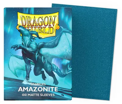 Produktbild von Dragon Shield Standard Size Matte Sleeves - Amazonite (100 Sleeves)