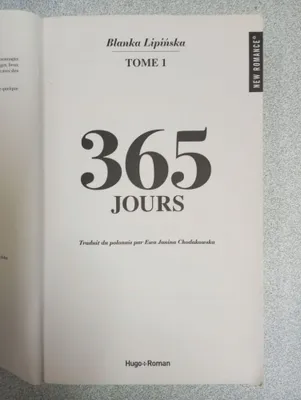 Immagine prodotto di Blanka Lipinska - 365 jours - Tome 1