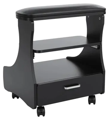 Obrázek produktu pro Podložka na pedikúru, 3 úrovně, mobilní design, černá