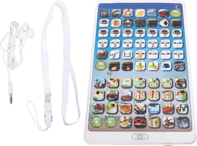 Produktbild von Kinder Arabisch Malaiisch Englisch Sprache Lerntablette Bildungsblock für Kinder