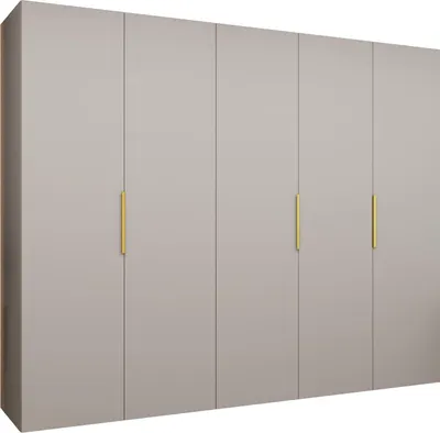 Produktbild von MEBLE KRYSPOL, Kleiderschrank, Schrank 250 cmx202x52, Kaschmir, Gold