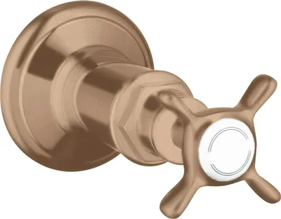Produktbild von Abstellventil AXOR MONTREUX DN 15/DN 20, Unterputz brushed red gold brushed red gold