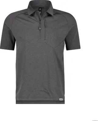 Produktbild von DASSY Poloshirt MADIDI Reißverschluss Gr. 3XL  anthrazit