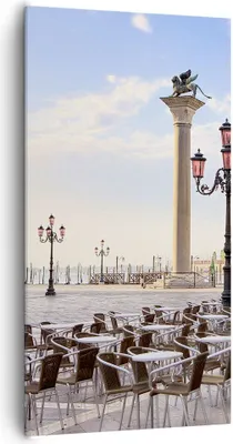 Produktbild von Bild auf Leinwand - Leinwandbild - Architektur Stadt Venedig - 65x120cm - Wand Bild - Wanddeko - Leinwanddruck - Bilder - Kunstdruck - Wanddekoration - Leinwand bilder - Wandkunst - PA65x120-2553