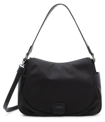 Image de L.CREDI sac à épaule sac à épaule bandoulière Sadma Flapbag Schwarz noir