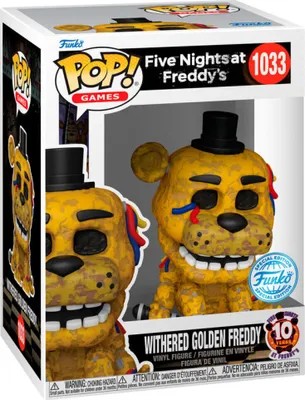 Image de Funko Pop! Five Nights at Freddy's - Figurka Withered Golden Freddy Exclusive