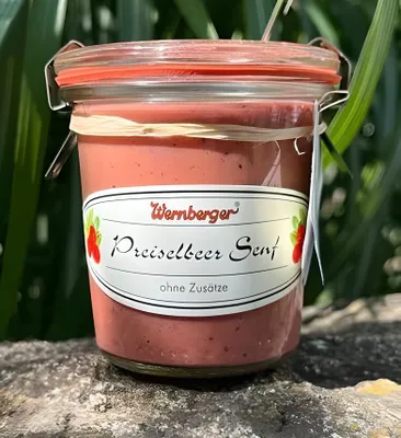 Produktbild von Preiselbeer-Senf – Fruchtig-pikant & handgemacht