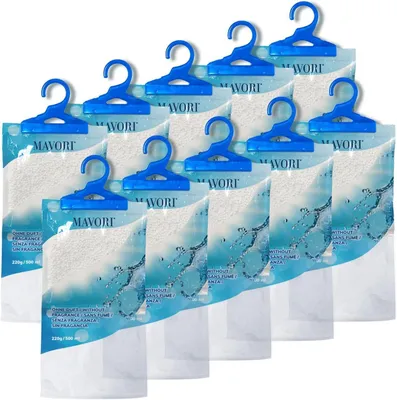 Obrázok produktu pre Odvlhčovač vzduchu 500 ml, 10 ks, závesný, vôňa citrusov, do skrine