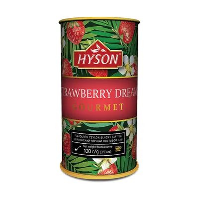 Immagine prodotto di HYSON Strawberry Dream 100g (tè nero sfuso)