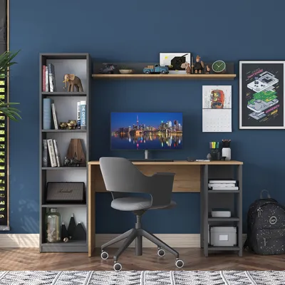 Produktbild von Skye Decor, HA125 - 2699, Schreibtische, Nussbaum, 120 x 73,8 x 45 cm
