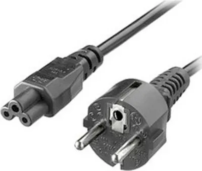 Produktbild von Equip Hochwertiges Netzkabel, C5 auf Schuko, 1.8m, 1,8 m, C5-Koppler, CEE7/4