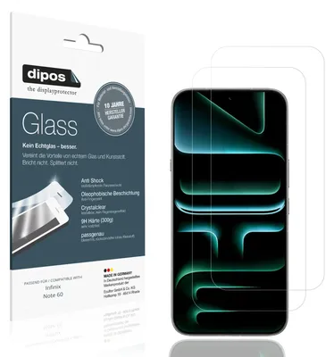 Immagine prodotto di 2x Pellicola Protettiva per Infinix Note 60 Protezione Vetro Flessibile 9H dipos