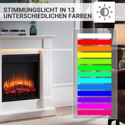 Produktbild von RICHEN EF223A-MT223A Elektro-Kamin, Standgerät, 2000 Watt, 2 Heizstufen, Echtfeuereffekt