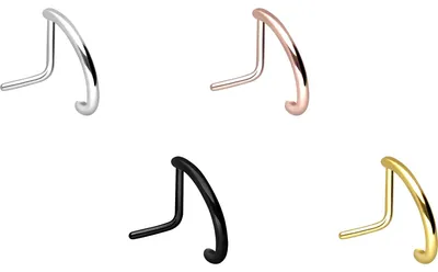 Produktbild von Nasenpiercing, Nasenstecker Chirurgenstahl Nasenstecker RUNDES DESIGN