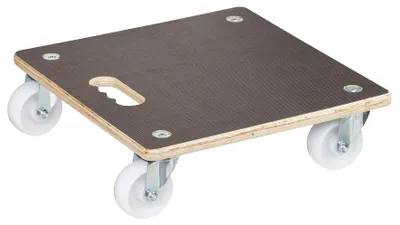 Transportroller 38x38 cm, 250 kg, Anti-Rutsch, FSC